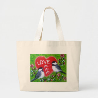 Bolso De Tela Gigante "Ámame...YO...Yo"