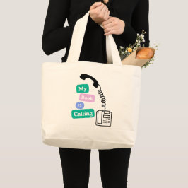 Bolso De Tela Gigante Amante de Libros Divertidos Citando Lectura