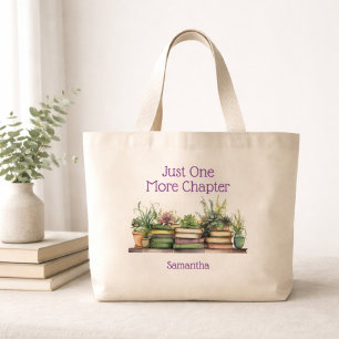 Bolso De Tela Gigante Amante de los Libros Un Capítulo Más Personalizado