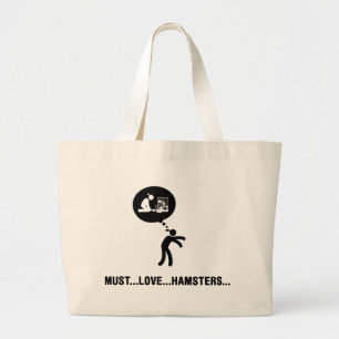 Bolso De Tela Gigante Amante del hámster