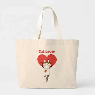 Bolso De Tela Gigante Amantes de los gatitos