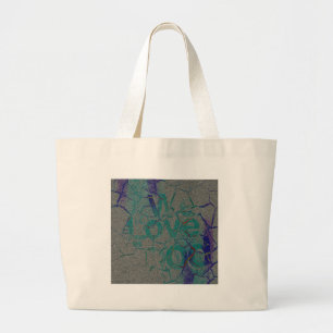 Bolso De Tela Gigante Amar