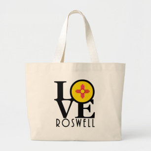 Bolso De Tela Gigante AMAR A Roswell Nuevo México