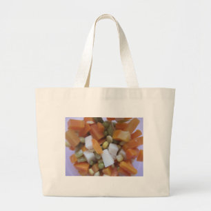 Bolso De Tela Gigante Amar las verduras mezcladas