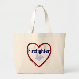 Bolso De Tela Gigante Amar Ser Un Bombero
