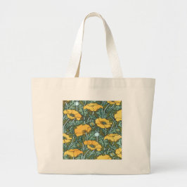 Bolso De Tela Gigante Amarillo