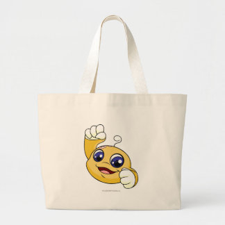 Bolso De Tela Gigante Amarillo de Kiko