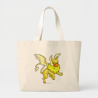 Bolso De Tela Gigante Amarillo de la aguilera