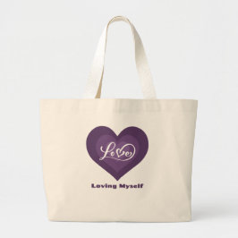 Bolso De Tela Gigante Amarme a mí mismo amor