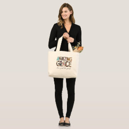 Bolso De Tela Gigante Amazing Grace Qué Dulce Es El Sonido