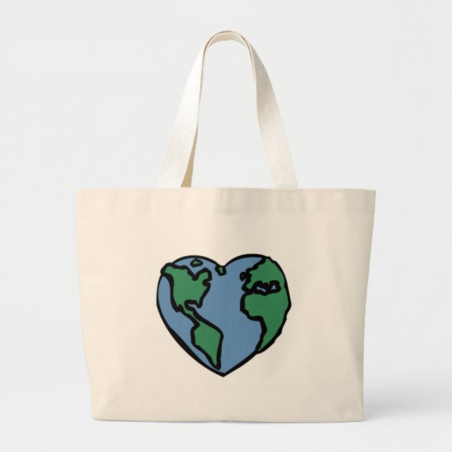 Bolso De Tela Gigante Ame a su madre (Frente)