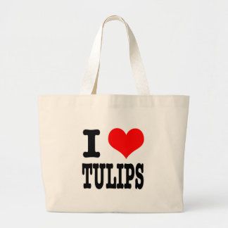 BOLSO DE TELA GIGANTE AME (AMO) TULIPANES