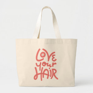 Bolso De Tela Gigante Ame su pelo