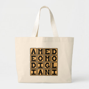 Bolso De Tela Gigante Amedeo Modigliani, artista italiano