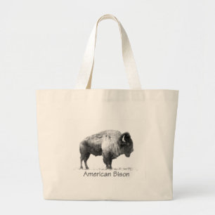 Bolso De Tela Gigante American Bison