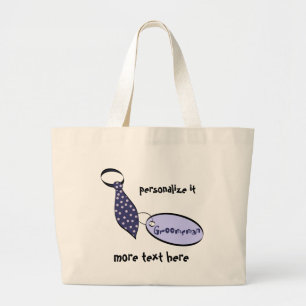 Bolso De Tela Gigante Amigo del novio