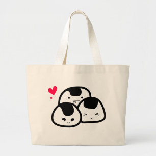 Bolso De Tela Gigante amigos del onigiri