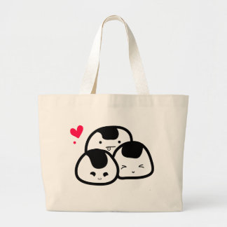 Bolso De Tela Gigante amigos del onigiri