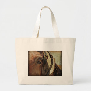 Bolso De Tela Gigante Amish Horse Eye