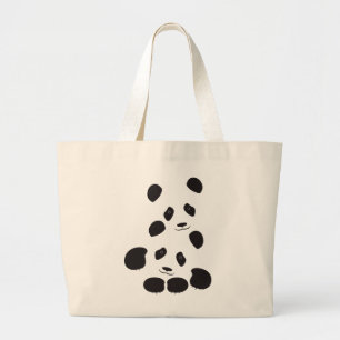 Bolso De Tela Gigante Amistad de panda