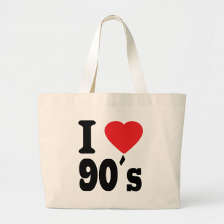 Bolso De Tela Gigante Amo 90 ´s