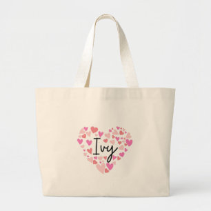 Bolso De Tela Gigante Amo a Ivy