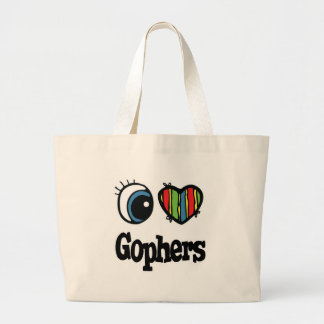 Bolso De Tela Gigante Amo a los Gófilos (del corazón)