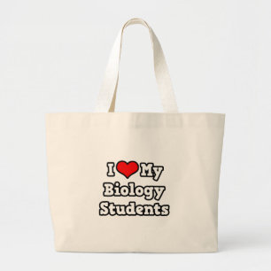 Bolso De Tela Gigante Amo A Mis Estudiantes De Biología