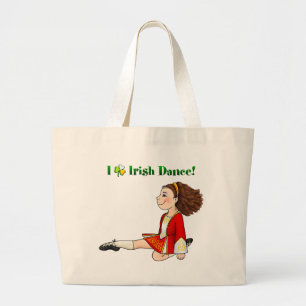 Bolso De Tela Gigante Amo danza del irlandés