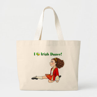 Bolso De Tela Gigante Amo danza del irlandés