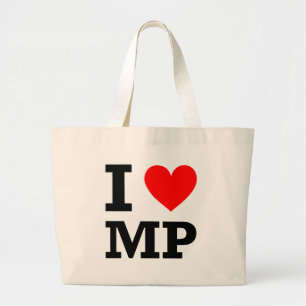 Bolso De Tela Gigante Amo diseño de la P.M.