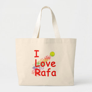 Bolso De Tela Gigante Amo diseño del tenis de Rafa