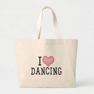 Bolso De Tela Gigante Amo el bailar