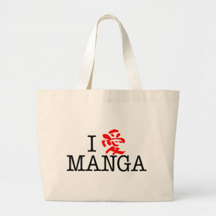 Bolso De Tela Gigante Amo El Manga