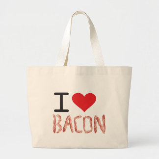 Bolso De Tela Gigante Amo el tocino