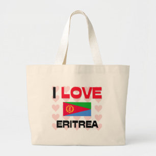 Bolso De Tela Gigante Amo Eritrea