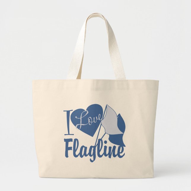 Bolso De Tela Gigante Amo Flagline (Frente)