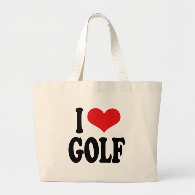 Bolso De Tela Gigante Amo golf (Frente)