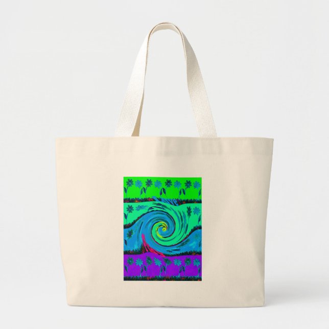 Bolso De Tela Gigante Amo Hawai.png (Frente)