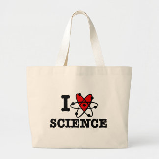 Bolso De Tela Gigante Amo la ciencia