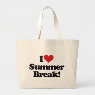 Bolso De Tela Gigante ¡Amo las vacaciones de verano!