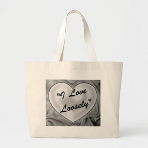 Bolso De Tela Gigante Amo libremente