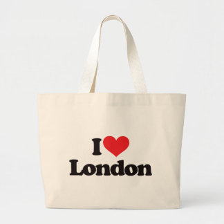Bolso De Tela Gigante Amo Londres