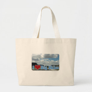 Bolso De Tela Gigante Amo los cielos grandes
