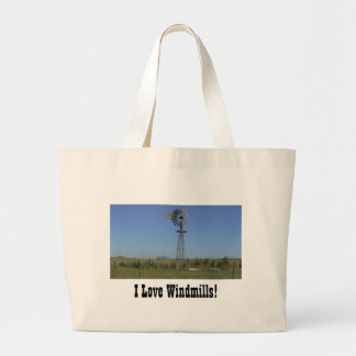 Bolso De Tela Gigante ¡Amo los molinoes de viento!