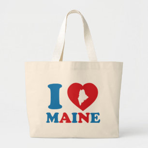 Bolso De Tela Gigante Amo Maine