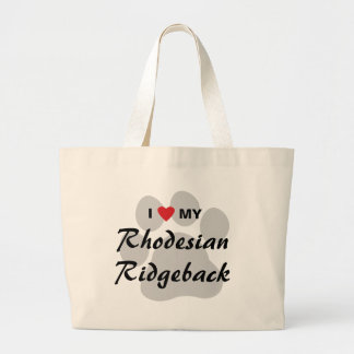 Bolso De Tela Gigante Amo mi Rhodesian Ridgeback