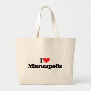 Bolso De Tela Gigante Amo Minneapolis