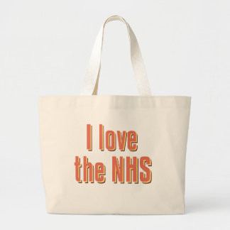 Bolso De Tela Gigante Amo NHS