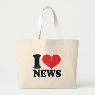 Bolso De Tela Gigante Amo noticias